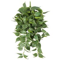 Nearly Natural Artificial Philodendron Hanging Bush 75cm