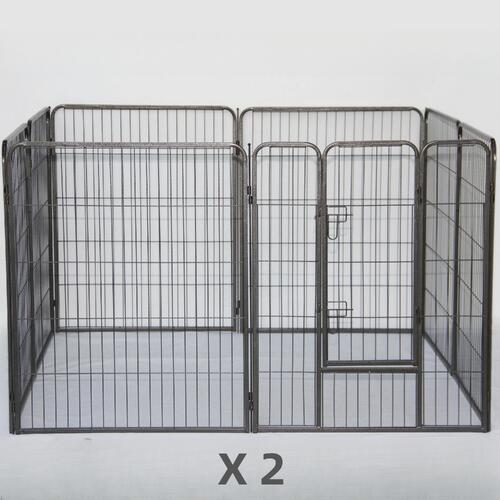 YES4PETS 16 Panels 100 cm Heavy Duty Pet Dog Cat Puppy Rabbit Exercise Playpen Fence