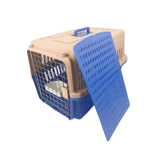 YES4PETS Large Dog Cat Crate Pet Carrier Rabbit Airline Cage With Tray And Bowl