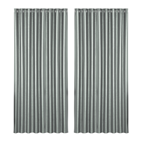 Artiss 2X Blockout Curtains Eyelet 300x230cm Grey Shine