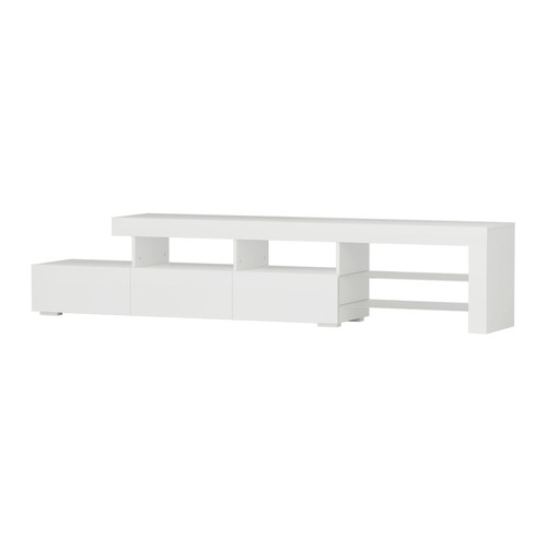 Artiss Entertainment Unit TV Cabinet LED 215cm White Caya