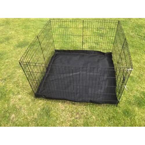 YES4PETS 48' Dog Rabbit Playpen Exercise Puppy Enclosure Fence With Canvas Floor