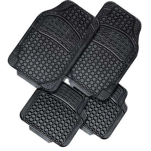 NOVA 4-Piece Car Mat - BLACK [Rubber]