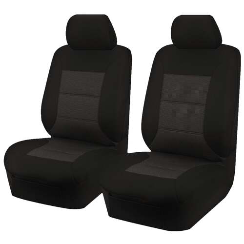 Seat Covers for TOYOTA HIACE VAN SLWB 02-2019 - ON PREMIUM BLACK