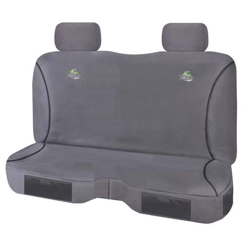 Seat Covers for ISUZU D-MAX 10/2008 ? 06/2012 SINGLE / DUAL CAB CHASSIS FRONT BENCH CHARCOAL TRAILBLAZER