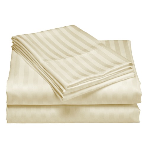 Royal Comfort 1200TC Quilt Cover Set Damask Cotton Blend Luxury Sateen Bedding - King - Pebble