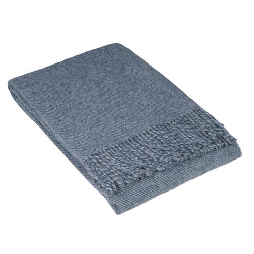 Cambridge Throw - 100% NZ Wool -  Navy