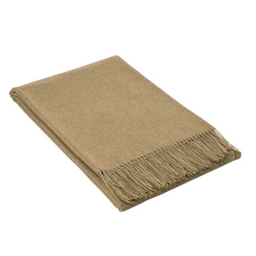 Paddington Throw - Fine Wool Blend - Camel