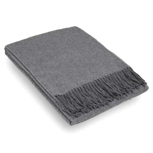 Paddington Throw - Fine Wool Blend - Slate