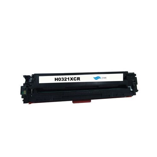 HP Compatible [5 Star] CE321 #128A Cyan Premium Remanufactured Toner