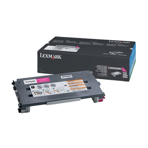 LEXMARK C500S2MG MAGENTA TONER YIELD 1500 PAGES FOR C500 X500 X502N