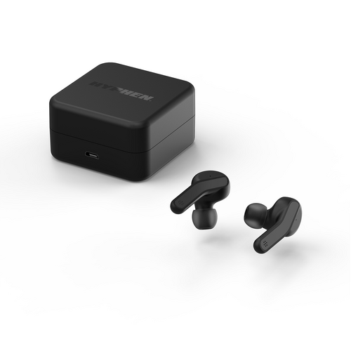 HYPHEN Wireless Earbuds Bluetooth Headphone Black color