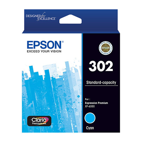 EPSON 302 Cyan Ink Cartridge