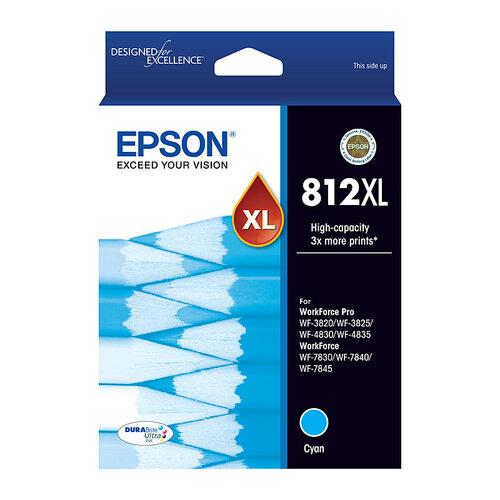 EPSON 812XL Cyan Ink Cartridge