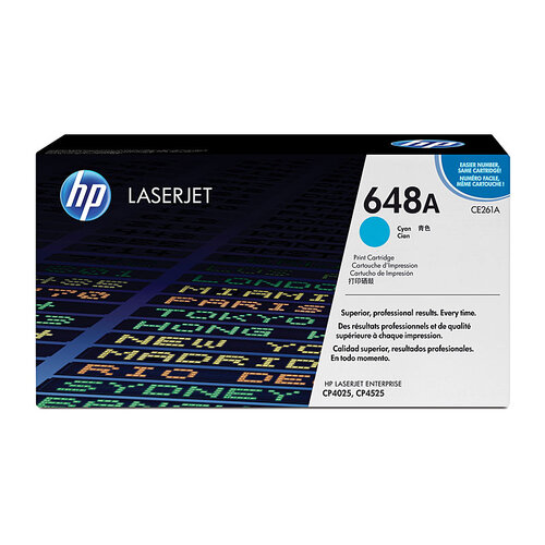 HP 648A Cyan Toner CE261A