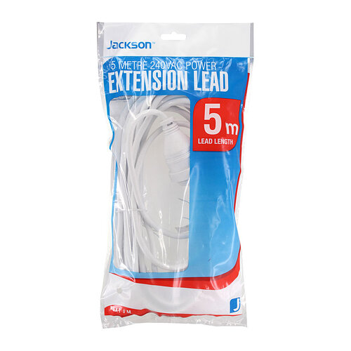 JACKSON Ext Lead 5m White