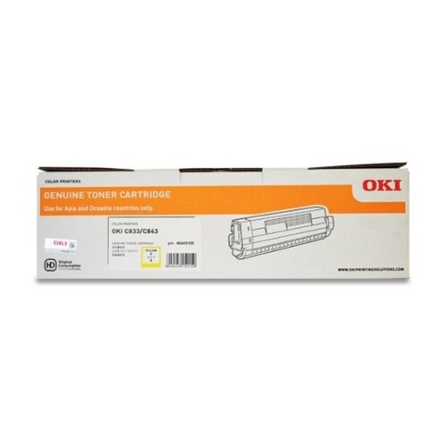 OKI C833N Yellowlow Toner