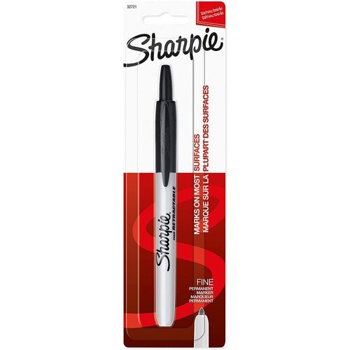 SHARPIE Perm Marker RT Blk Bx6