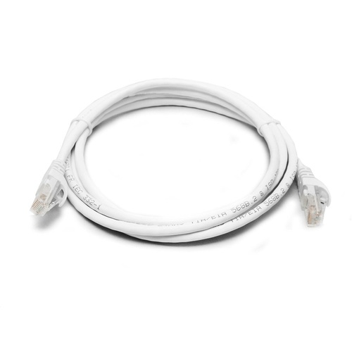 8WARE Cat6a UTP Ethernet Cable 1m Snagless White