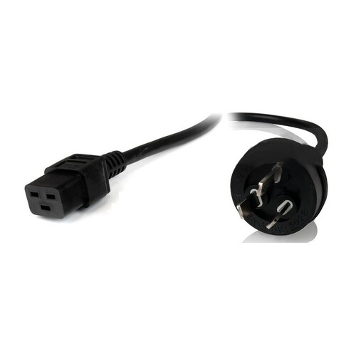 8WARE Power Cable 2m 3-Pin 15A AU to IEC C19 Male to Female