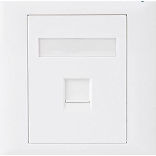 ASTROTEK CAT5e RJ45 Wall Face Plate 86x86mm 1 Port Socket Kit