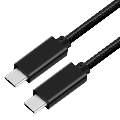 ASTROTEK USB C cable, Male to Male, 3.1v, Gen. 2, support 10G, Nickle plating, with Nylon sleeve