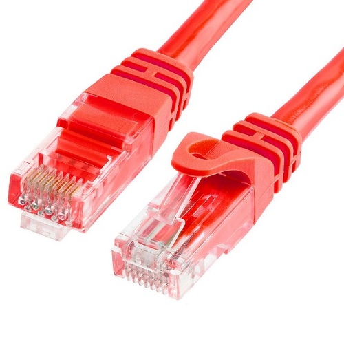 ASTROTEK CAT6 Cable 2m - Red Color Premium RJ45 Ethernet Network LAN UTP Patch Cord 26AWG-CCA PVC Jacket