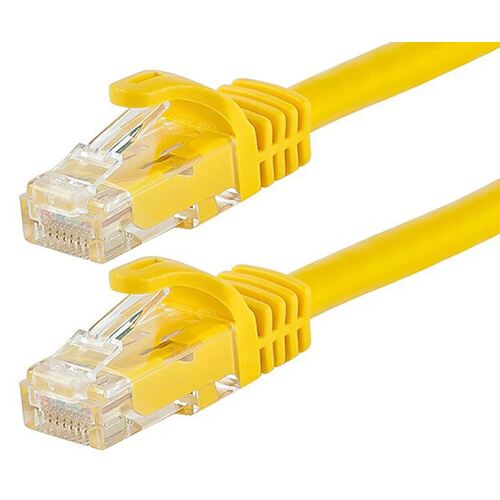 ASTROTEK CAT6 Cable 0.5m/50cm - Yellow Color Premium RJ45 Ethernet Network LAN UTP Patch Cord 26AWG