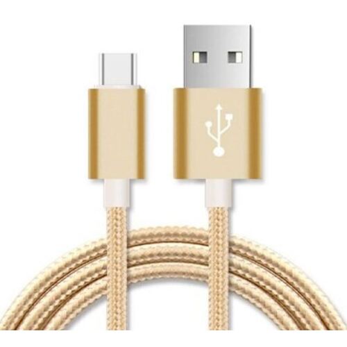 ASTROTEK 2m Micro USB Data Sync Charger Cable Cord Gold Color for Samsung HTC Motorola Nokia Kndle Android Phone Tablet & Devices