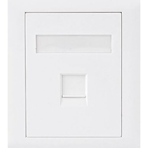 ASTROTEK CAT6 RJ45 Network Wall Face Plate Outlets 86x86mm 1 Port Socket Kit