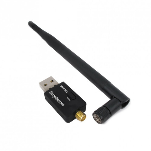 SIMPLECOM NW392 USB Wireless N WiFi Adapter 802.11n 300Mbps 5dBi Antenna