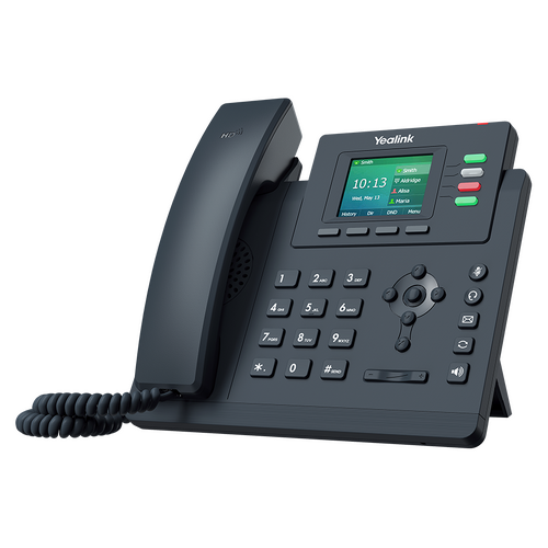 Yealink T33G 4 Line IP phone, 320x240 Colour Display, Dual Gigabit Ports, PoE. No Power Adapter included