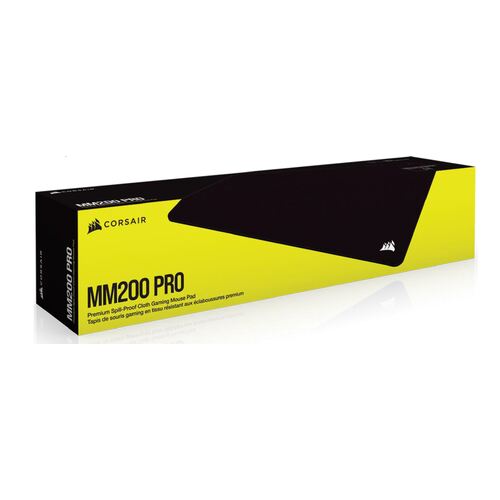 CORSAIR MM200 PRO Premium Spill-Proof Cloth Gaming Mouse Pad  Heavy XL - 450mm x 400mm surface, Black Surface