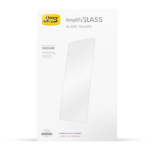 OTTERBOX Apple iPhone 13 Pro Max Amplify Glass Antimicrobial Screen Protector- Antimicrobial (77-85977), Ultra-strong, 5x greater scratch resistance