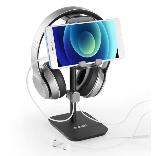 MBEAT Stage S3 2-in-1 Headphone and Tiltable Phone Holder Stand