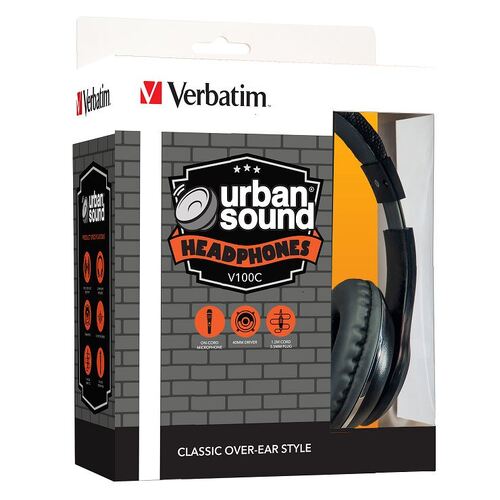 VERBATIM Stereo Headphone Classic - Black