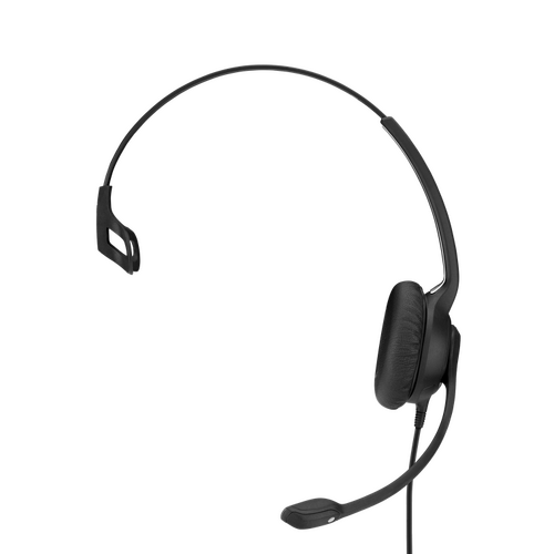 Sennheiser SC230 Wide Band Monaural headset with Noise Cancelling mic - high impedance for standard phones, Easy D - Requires Easy Disconnect Cable