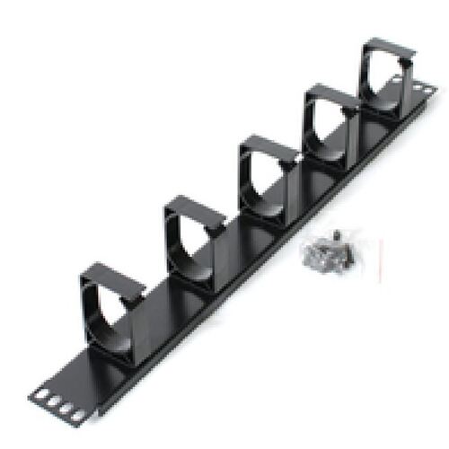 ASTROTEK 1U Rack Mount Cable Management Metal Panel