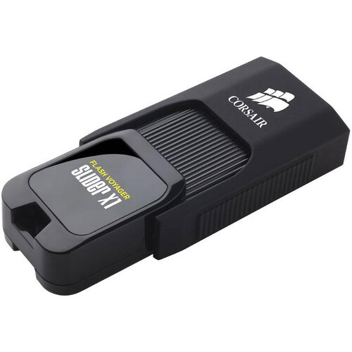 CORSAIR Flash Voyager Slider X1 128GB USB 3.0 Flash Drive - Capless Design Read 130MBs Plug and Play