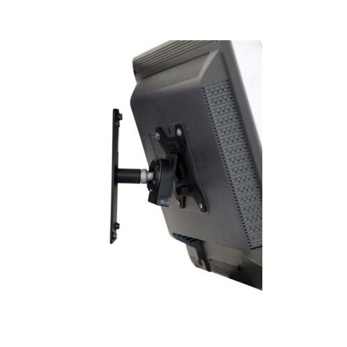 Atdec Spacedec Display Direct Wall Mount Black - Swivel mount. Max load 25kg. VESA 75x75 100x100