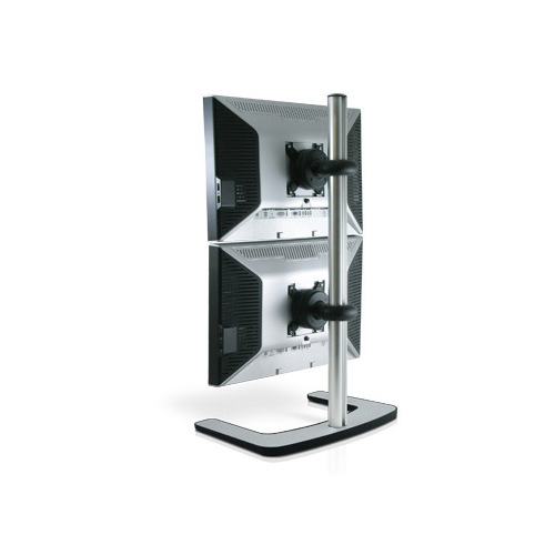 Atdec VFS-DV Freestanding Dual Stack Monitor Vertical Stand