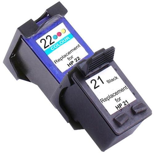 Hp Compatible 21xl Remanufactured Inkjet Cartridge Set 1 2 Ink Cartridges 3830