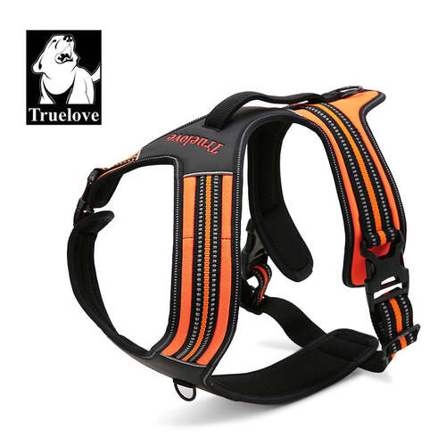 Reflective Heavy Duty Harness Orange L