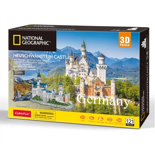 National Geographic Germany Neuschwanstein Castle - 128 Piece