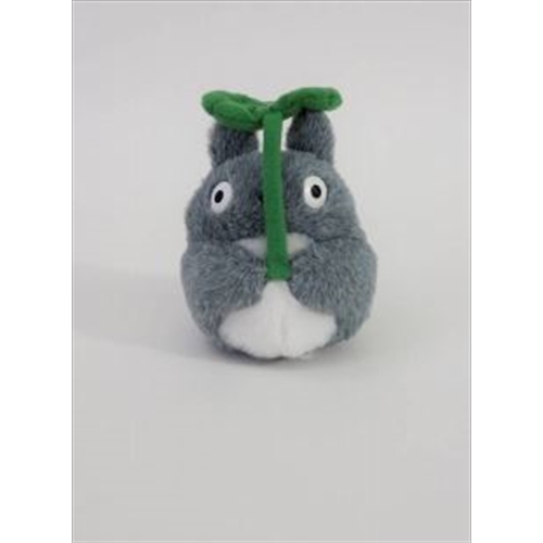 Studio Ghibli Plush: My Neighbor Totoro - Fluffy Totoro Beanbag with Leaf