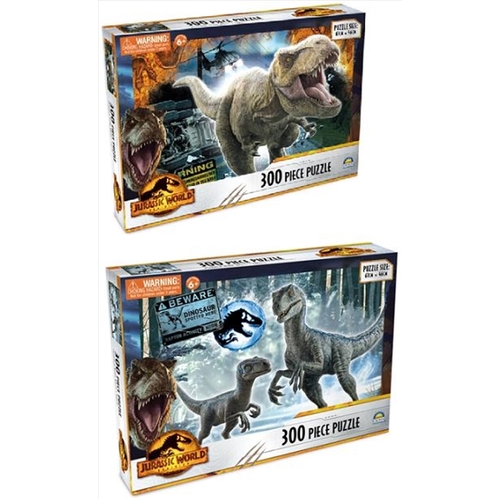 Jurassic World Dominion - 300 Pieces Assorted Puzzle