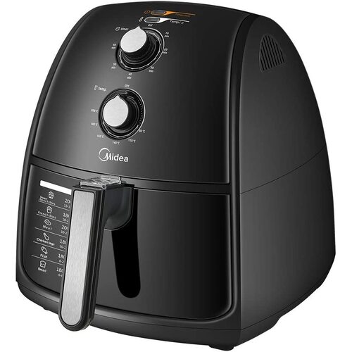 Midea 4L 1500W Multi-functional Air Fryer - Black