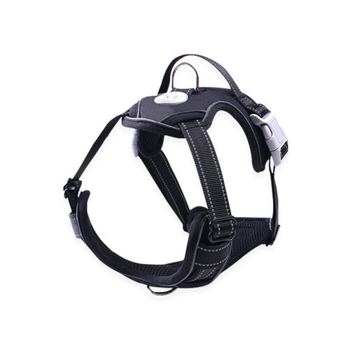 FLOOFI Dog Harness Vest XL Size (Black)