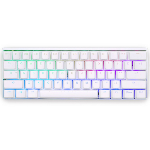 Vortex Poker 3 RGB Mechanical Gaming Keyboard Cherry MX Brown Switch White VTK-6100R-BNWT