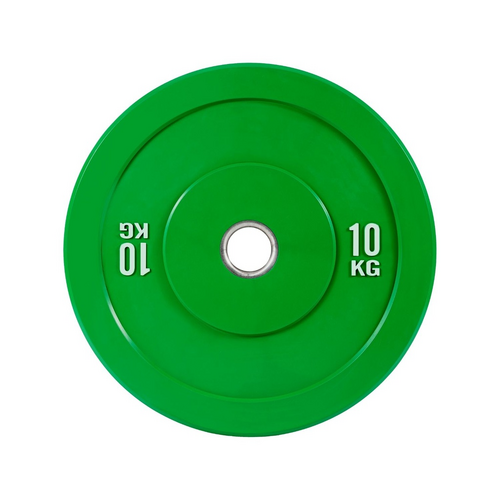 Verpeak Colour Bumper Plate 10KG x 2 Green